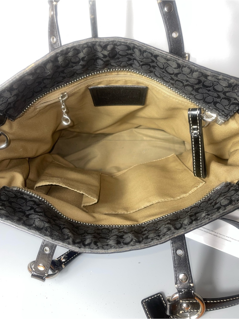Coach 2008 Signature Mini C's Gallery Tote-COA - Picture 2 of 11
